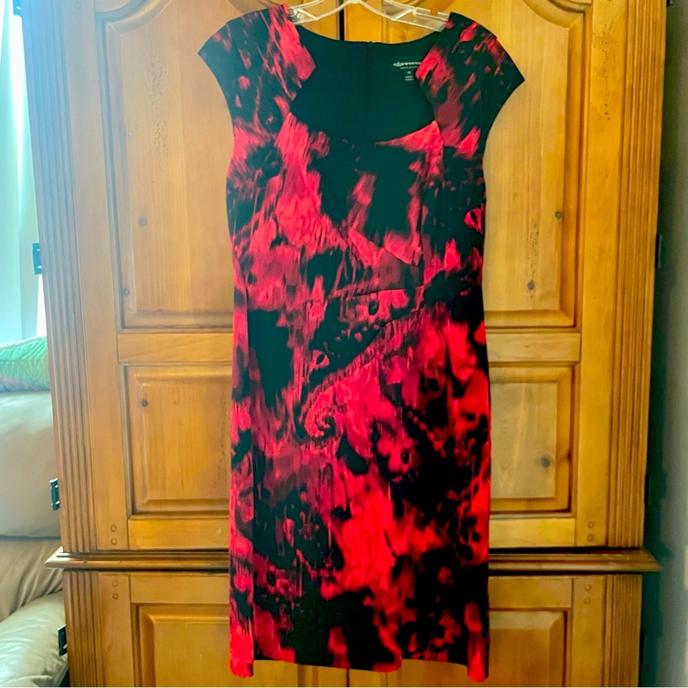Black and Red Cocktail Dress